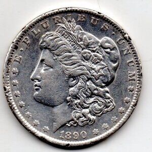 Estate Find - 1890 Morgan Silver Dollar - Scarce!